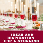 Beautiful wedding reception tables