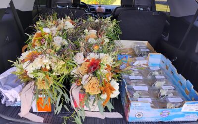 Transporting Bridal Florals